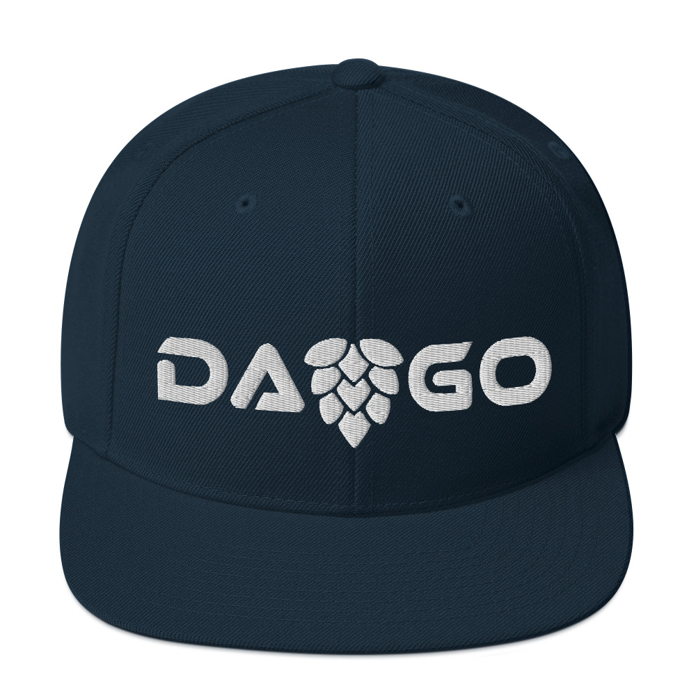 DAGO Crafted Snap Back Hop Hat (3d Puff Embroidered)